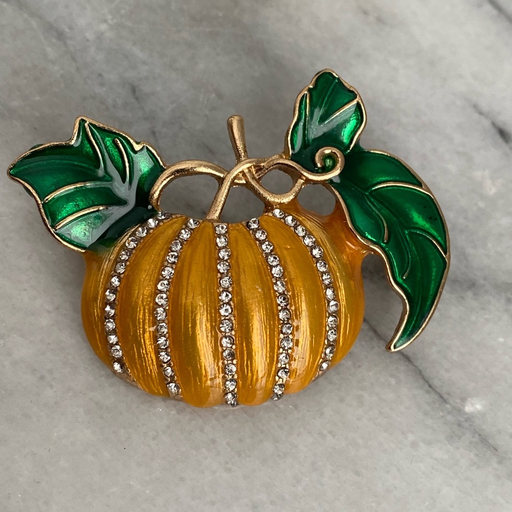 Pumpkin Brooch